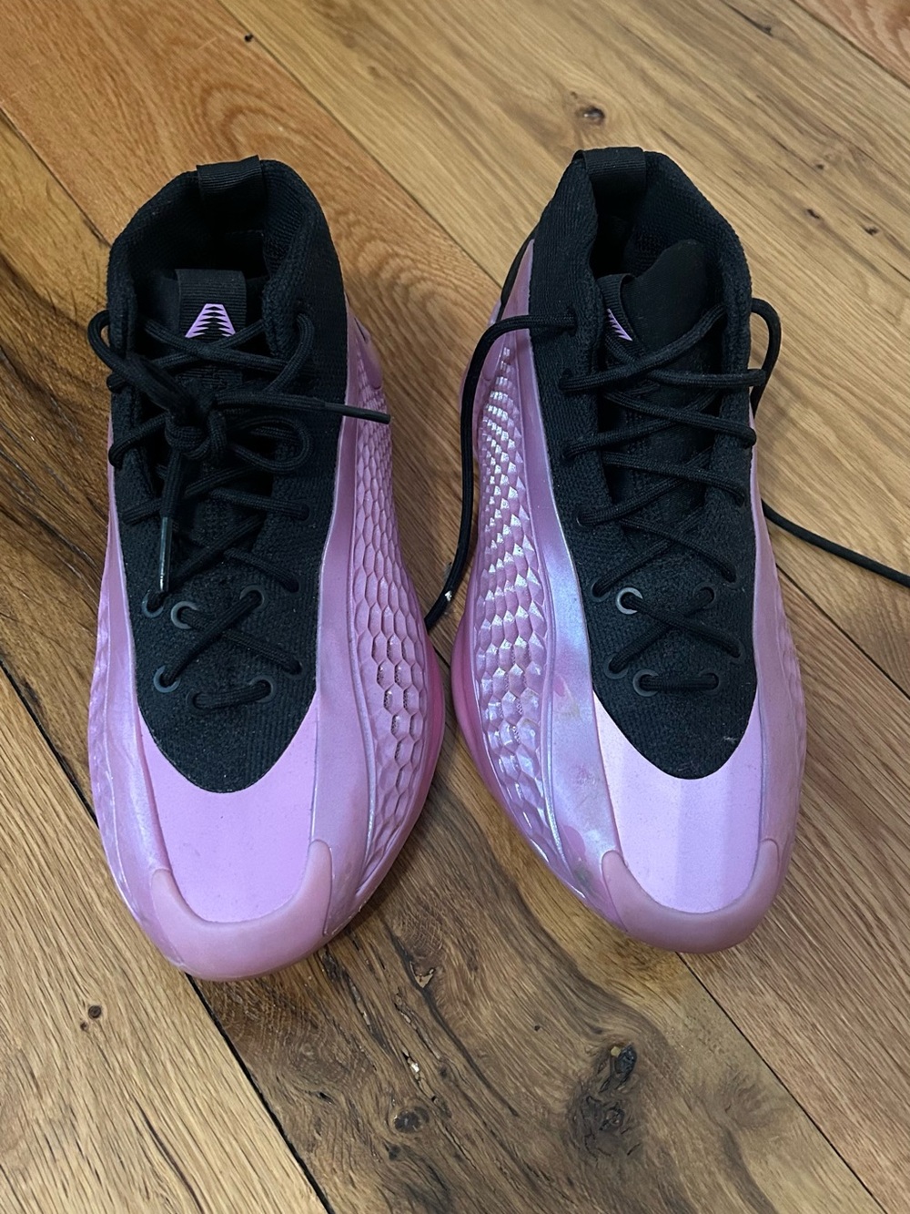 adidas Kids Purple and Black Sneakers
